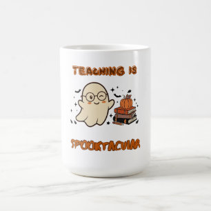 Caneca De Café Professor Fantasma Bonito Ensinar é Espetacularmen
