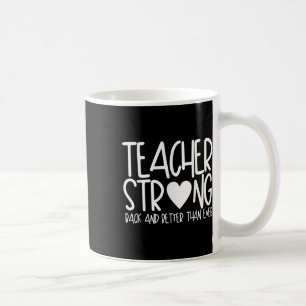 Caneca De Café Professor Forte - Para Trás E Melhor Que Nunca - P