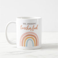 Professor Fuel Boho Rainbow Teacher Appreciation