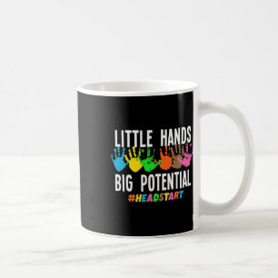 Caneca De Café Professor Little Hands Big Potential Headstart