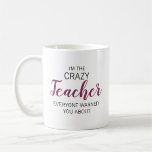 Caneca De Café Professor Louco Nome Personalizado
