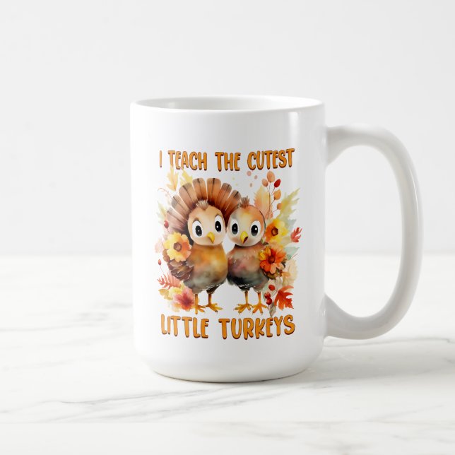 Caneca De Café Professor Mug de Ação de Graças (Direita)