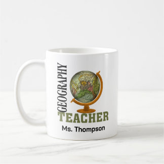 Caneca De Café Professor mundial de geografia