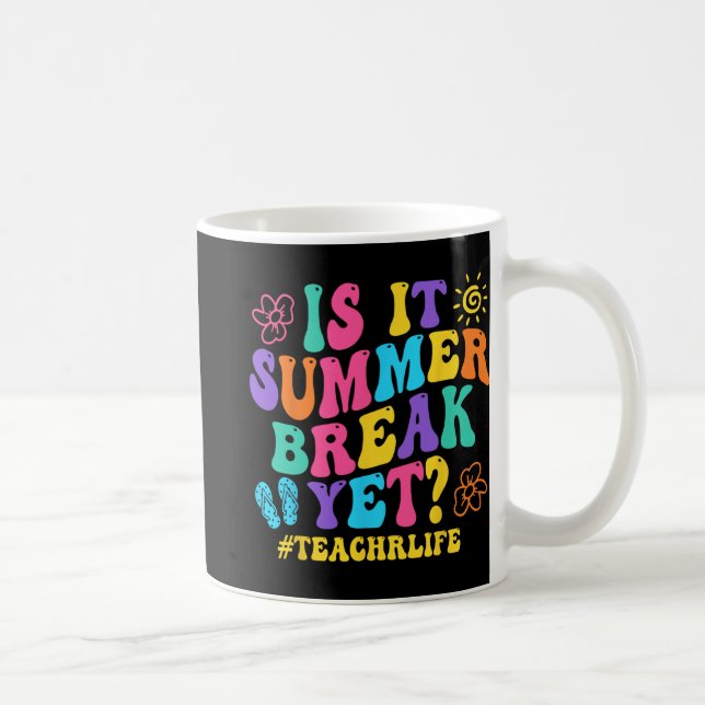 Caneca De Café Professor No Último Dia De Ensino De Break No Verã (Direita)