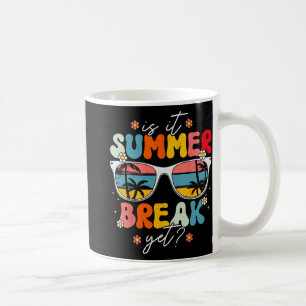 Caneca De Café Professor No Último Dia De Ensino De Break No Verã