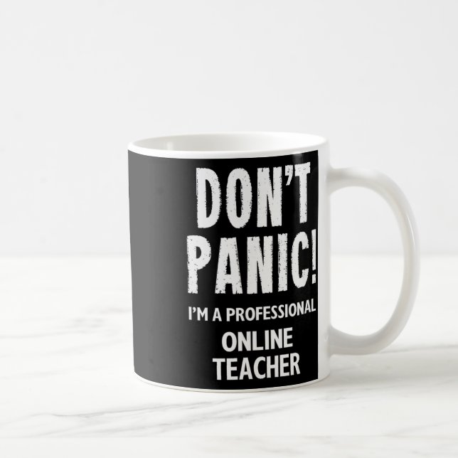 Caneca De Café Professor Online (Direita)