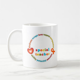 Caneca De Café Professor personalizado de educação especial