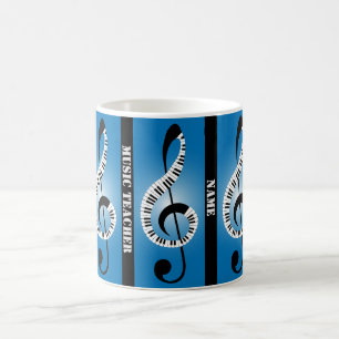 Caneca De Café Professor Piano Gift Personalizado