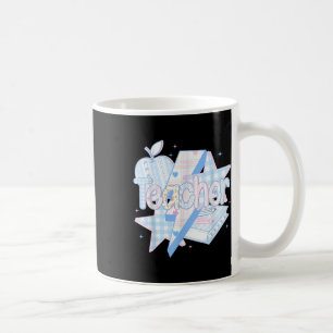Caneca De Café Professor Preppy Coquete Floral, Ensine Amor Inspi