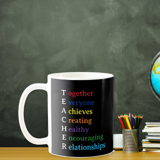 Caneca De Café Professor Sigla Diversão Apreciação de Professor