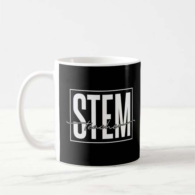 Caneca De Café Professor Stem Science Technology Engineering Math (Esquerda)