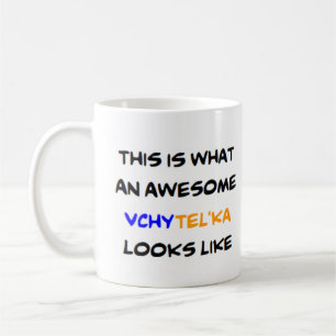 Caneca De Café professor ukrainiano vchytel'ka, incrível