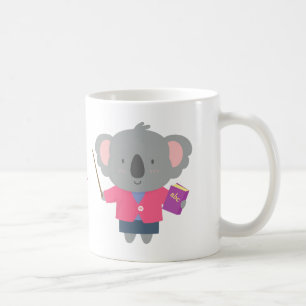 Caneca De Café Professor Urso Koala Humor Pun Cute