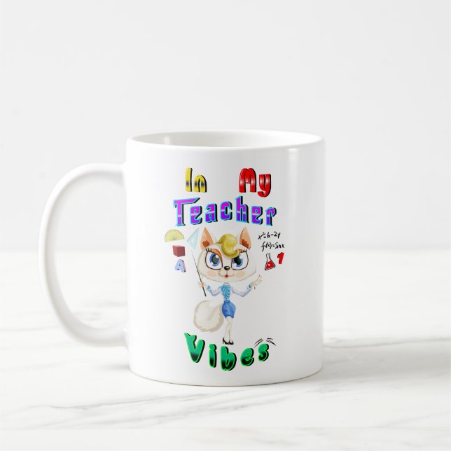 Caneca De Café Professora (Esquerda)