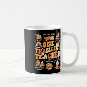 Caneca De Café Professora Ação de Graças Um Professor Fall Aut