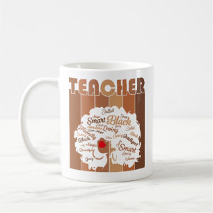 Caneca De Café Professora Afro Mulher Negra