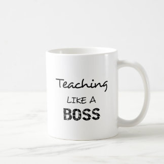 Caneca De Café Professora Chefe: Ensinando Como Pró