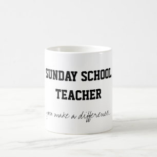 Caneca De Café Professora da Escola de Domingo