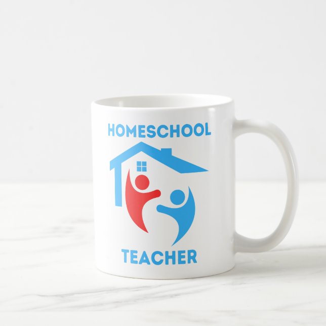 Caneca De Café Professora da escola doméstica (Direita)