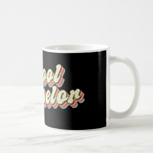 Caneca De Café Professora de Conselheiros da Escola Retro