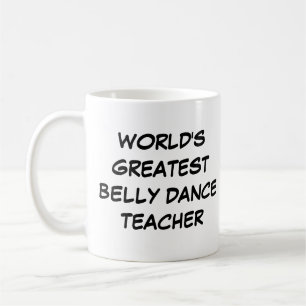 Caneca De Café "Professora de dança da maior barriga do mundo" Mu