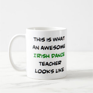 Caneca De Café professora de dança irlandesa, incrível