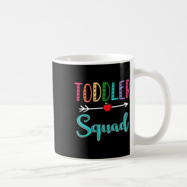Caneca De Café Professora De Esquadrão De Volta À Escola (Direita)