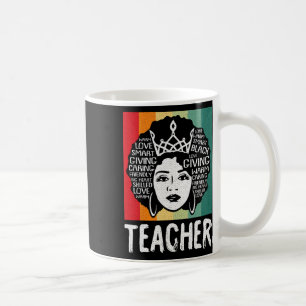 Caneca De Café Professora de Mulher Negra Depois do Mês da Histór