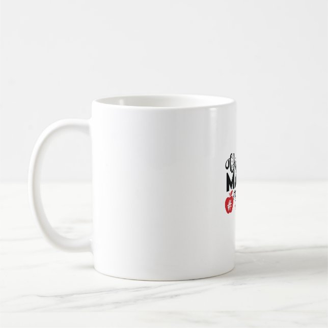 Caneca De Café Professora Diferença de Arte Geradora Vida de Prof (Esquerda)
