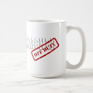 Caneca De Café Professora Do Dever Abatida Mug