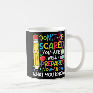 Caneca De Café Professora Do Dia Mostra O Que Você Sabe Testando 