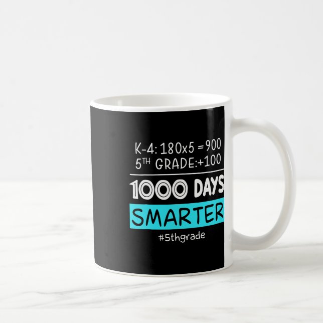 Caneca De Café Professora Do Grau 1000 Dias Mais Inteligente 100  (Direita)