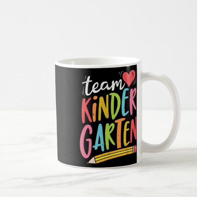 Caneca De Café Professora Do Jardim De Infância Se Diverte De Vol (Direita)