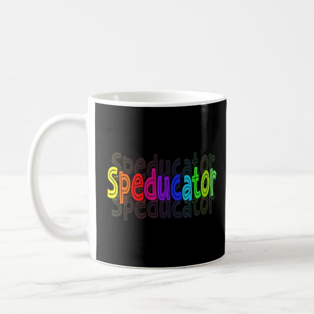 Caneca De Café Professora Especial de Educação do Speduator Ed (Esquerda)