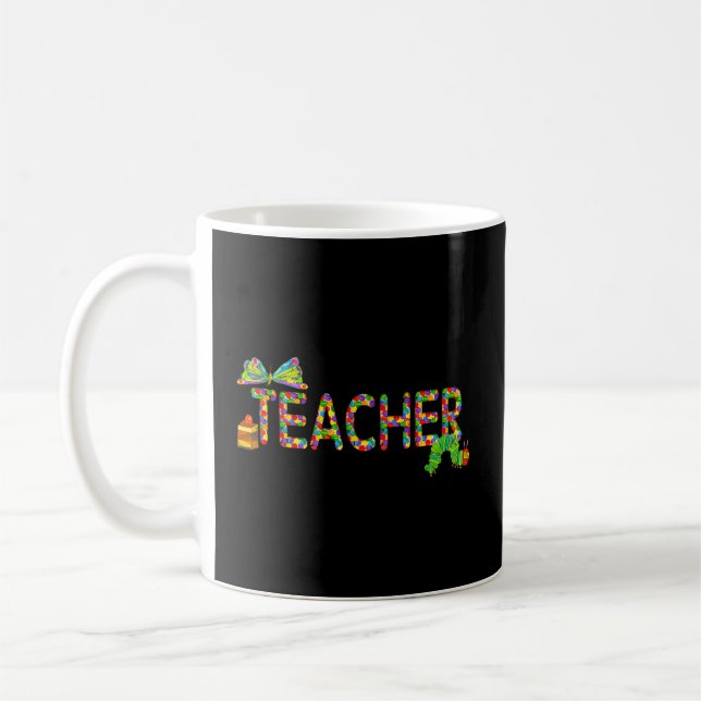 Caneca De Café Professora muito faminta da lagarta (Esquerda)