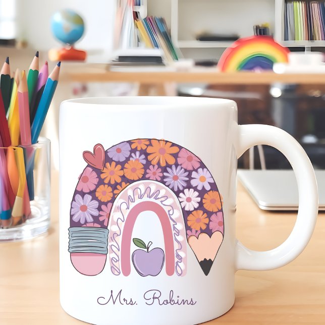 Caneca De Café Professora Personalizada Mug, Apreciação do Profes (Criador carregado)