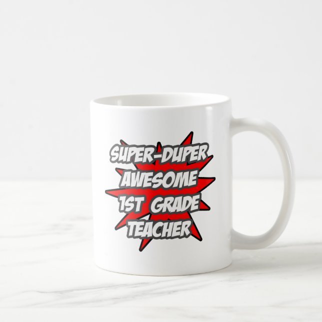 Caneca De Café Professora Super Duper Incrível da Série 1rua (Direita)