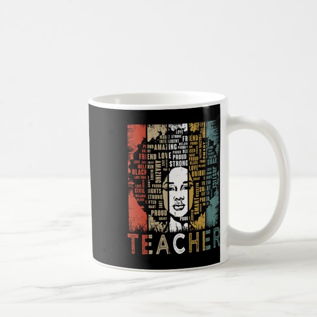 Caneca De Café Professoras Afro Afro-Americanas Mulheres História (Direita)