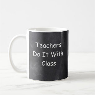 Caneca De Café Professores Classe Chalkboard Design Idea