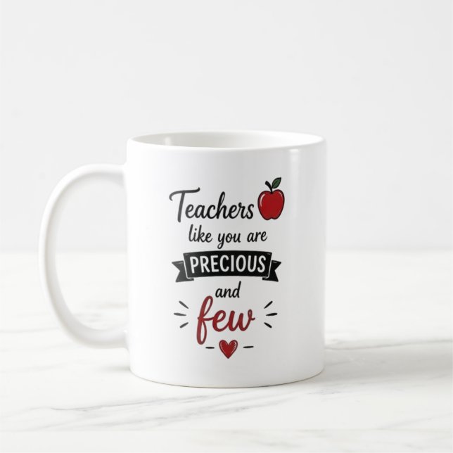 Caneca De Café Professores Como Você São Preciosos Personalizados (Esquerda)