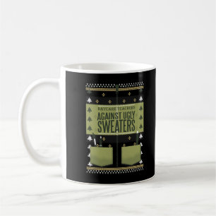 Caneca De Café Professores De Cuidados De Dia Contra Camisa De Su
