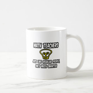Caneca De Café Professores De Matemática... Como Pessoas Regulare