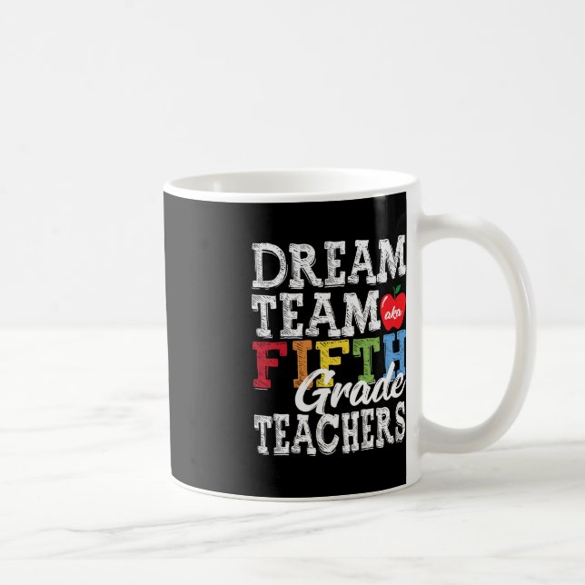 Caneca De Café Professores do 5º ano Equipe de Sonho de Teatro Ak (Direita)