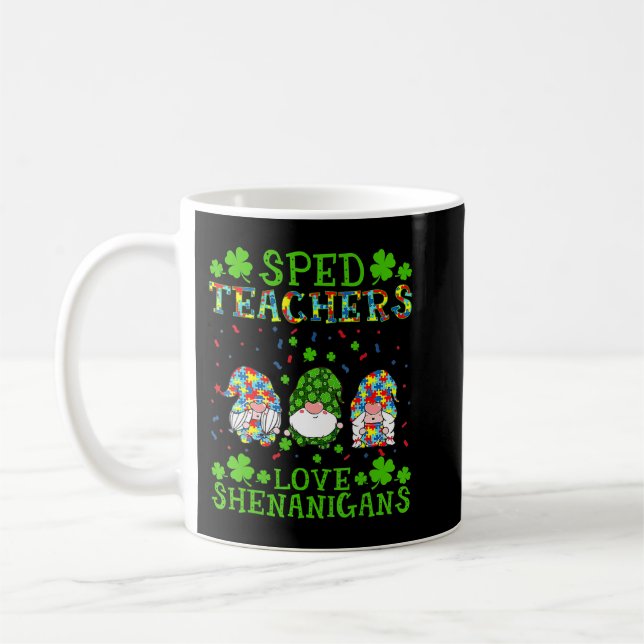 Caneca De Café Professores do SPED amam Ruas de conscientização d (Esquerda)