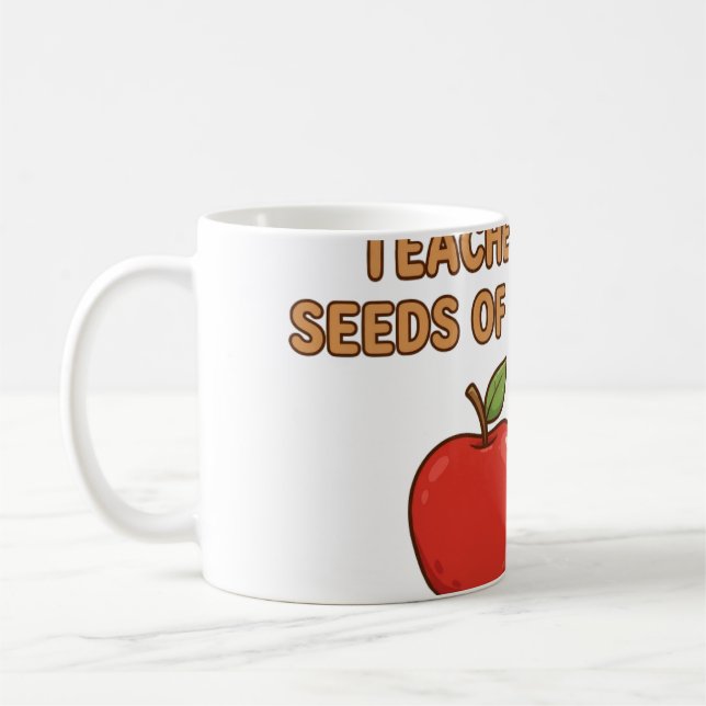 Caneca De Café Professores Plantam Sementes de Conhecimento Camis (Esquerda)