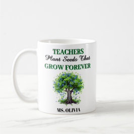 Caneca De Café Professores Plantam Sementes - Presente para profe