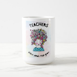 Caneca De Café Professores Plantam Sementes Professora Obrigado P