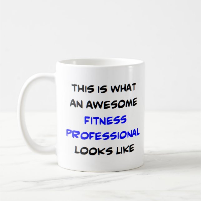 Caneca De Café profissional de malhação incrível (Esquerda)