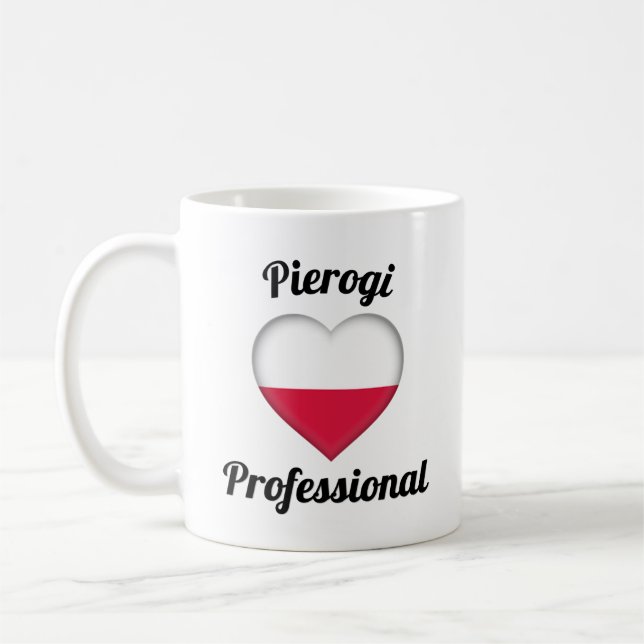 Caneca de café profissional de Pierogi (Esquerda)