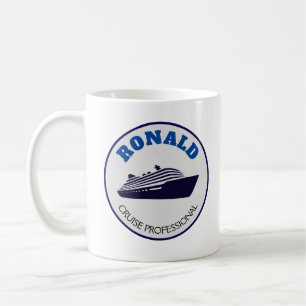 Caneca de café profissional masculina com nome pre